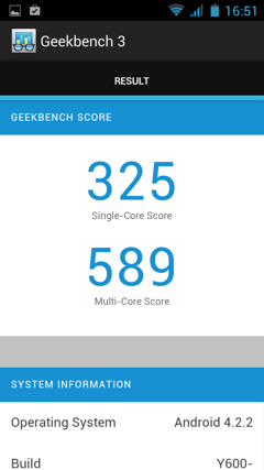 Обзор Huawei Hero 3. Скриншоты. Geekbench 3