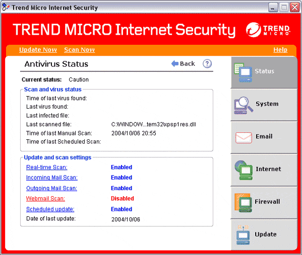 Antivirus Status