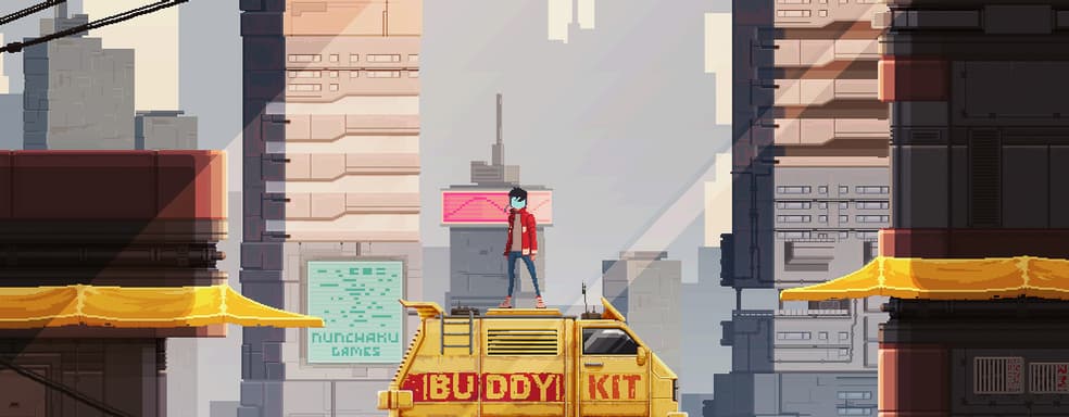 Российская студия представила киберпанковский боевик Moon Samurai