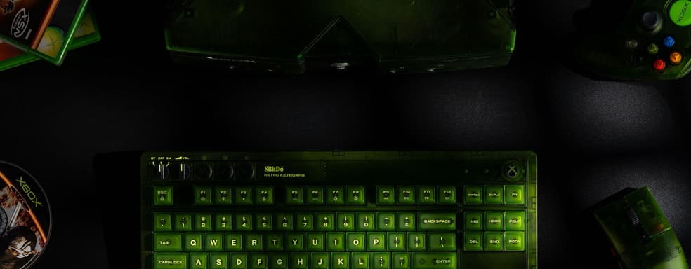 8BitDo анонсировала ретро-клавиатуру и мышь в стиле оригинальной Xbox