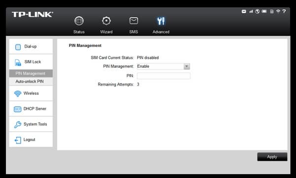 Настройка роутера TP-Link M5250 Настрока роутера TP-Link M5250