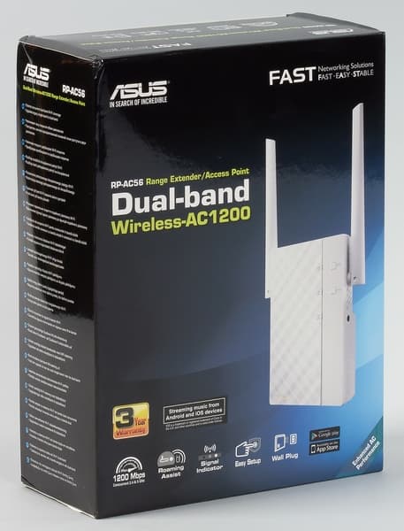 Упаковка Asus RP-AC56 Упаковка Asus RP-AC56