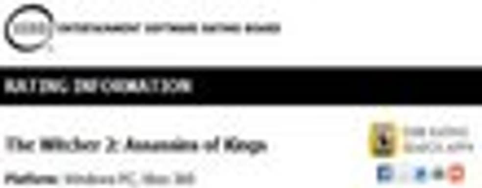 ESRB утверждает, что The Witcher 2 появится на Xbox 360