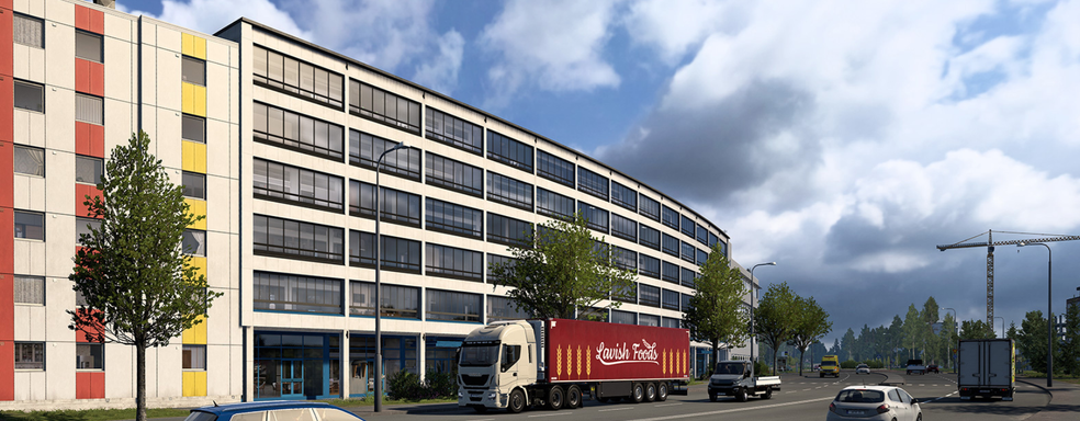 Oulu in Euro Truck Simulator 2. New screenshots of the Nordic Horizons northern expansion