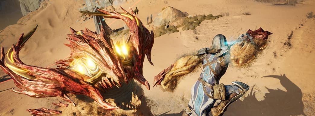 El nuevo gameplay de Atlas Fallen muestra armas extrañas y monstruos