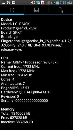 Обзор смартфона LG Optimus G Pro