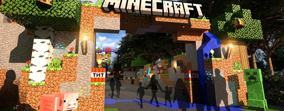 Minecraft обзаведётся двумя тематическими парками. Первый появится в 2026 году