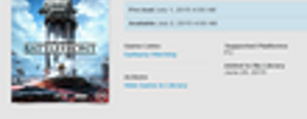 Слух: закрытый альфа-тест Star Wars: Battlefront стартует на следующей неделе