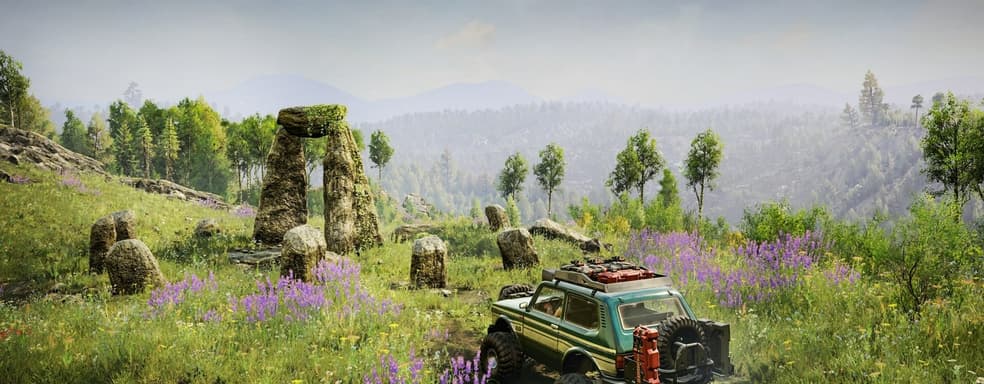 Симулятор езды по бездорожью от авторов SnowRunner выйдет в марте. За предзаказ дают российский внедорожник