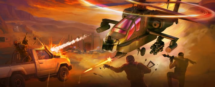 Босс-вертолёт наносит ответный удар. Обзор зубодробительного экшена Cleared Hot [Ранний доступ]