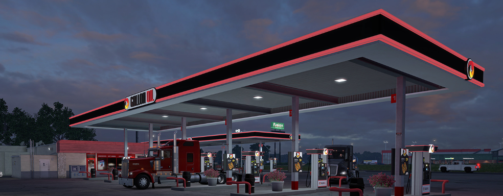 Остановки грузовиков в American Truck Simulator: новые скриншоты дополнения с Миссури