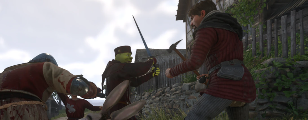 В Kingdom Come Deliverance 2 добавили играбельного Шрека и его приятеля Осла