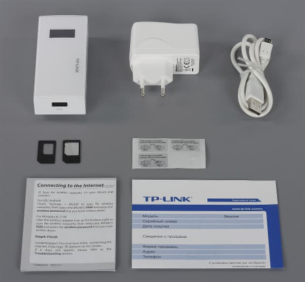 Комплект поставки TP-Link М5360 Комплект поставки TP-Link М5360