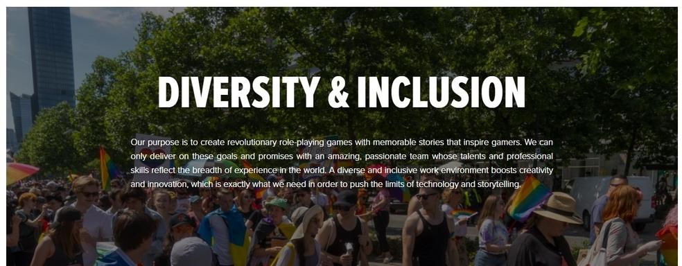 В CDPR мужчинам не положены стипендии в рамках программы по разнообразию и инклюзивности