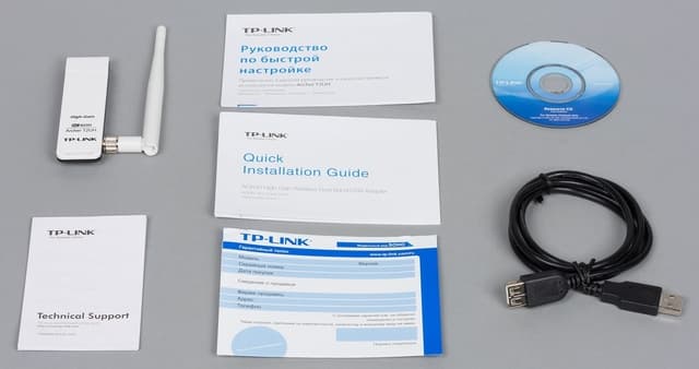 Комплект поставки TP-Link Archer T2UH Комплект поставки TP-Link Archer T2UH