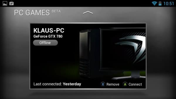 Трансляция с ПК на планшете NVIDIA Shield