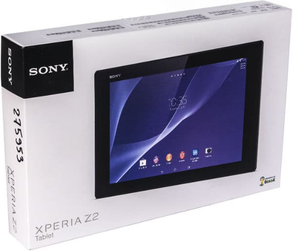 Внешний вид планшета Sony Xperia Z2 Tablet