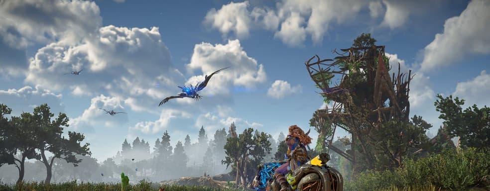 Появились первые скриншоты PS4-версии Horizon Forbidden West