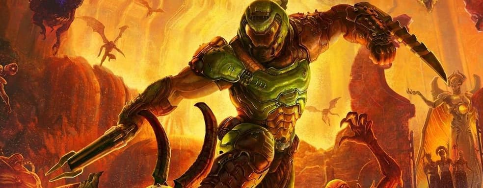 Последняя фантазия Палача – создатели Doom Eternal представили потрясающий арт в духе ремейка Final Fantasy VII