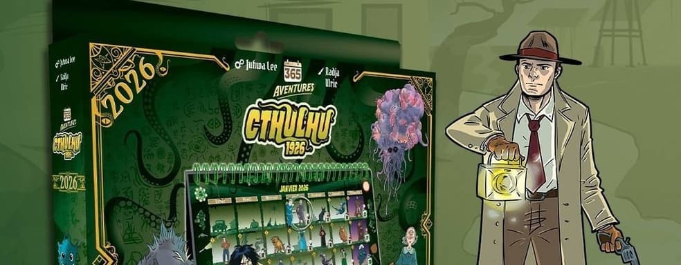 Настольная игра 365 Adventures: Cthulhu 1926 в виде календаря должна выйти в этом году