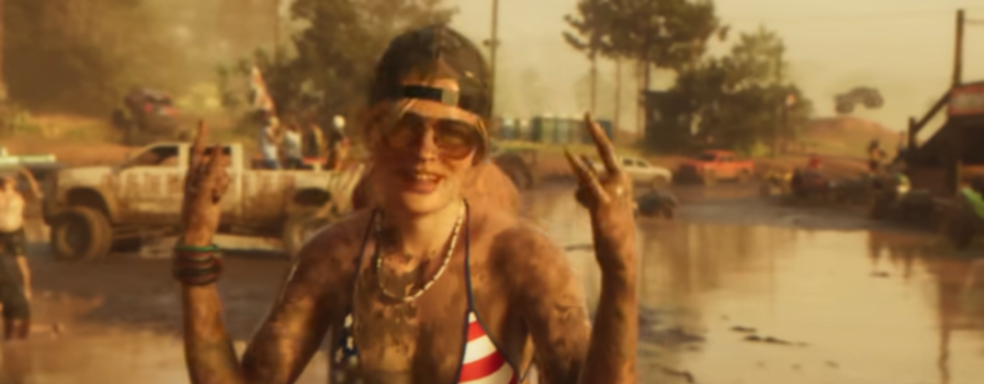 Российский косплей девушки из трейлера GTA 6. С грязью и пышными формами