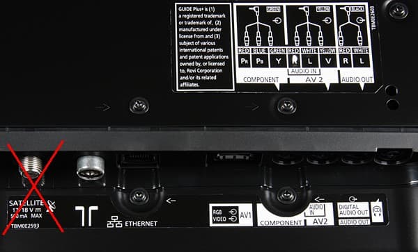 Плазменный телевизор Panasonic Viera TX-PR50GT30, разъемы Плазменный телевизор Panasonic Viera TX-PR50GT30, разъемы