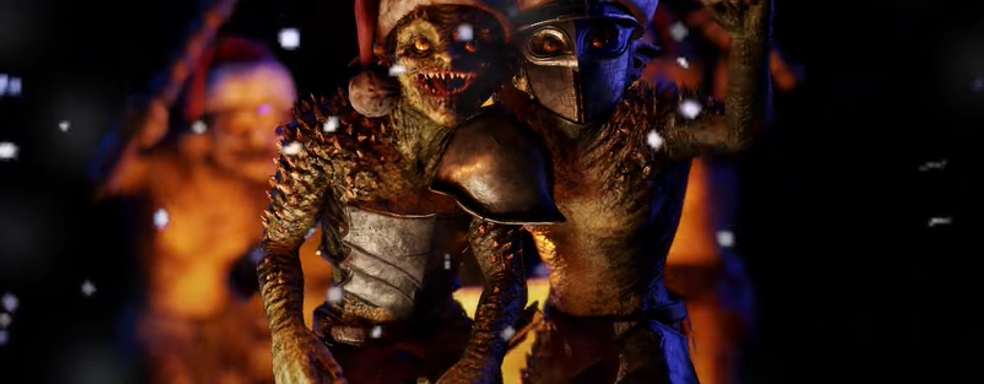 Гоблины из ремейка первой «Готики» поздравляют с наступающим Новым годом. Разработчики представили обновлённых монстров