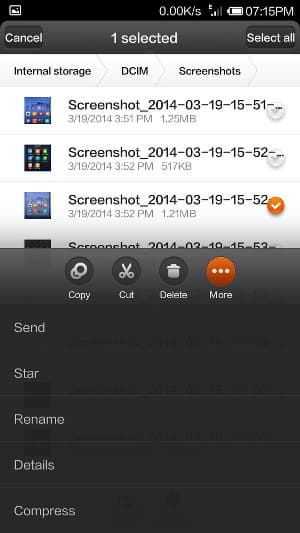 Программное обеспечение Xiaomi Mi3 Программное обеспечение Xiaomi Mi3