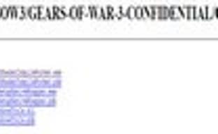 Слух: украденный билд Gears of War 3 находился на незащищенном сервере