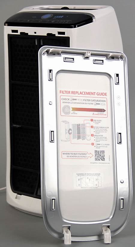 Очиститель воздуха Tefal Intense Pure Air PU4025. Крышка