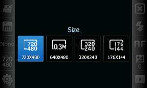 Интерфейс фото-видеокамеры