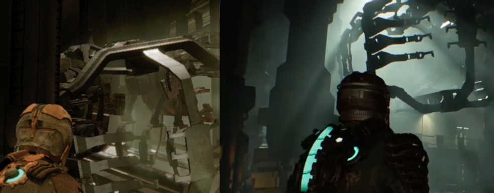 Раннюю версию ремейка Dead Space сравнили с оригинальной игрой