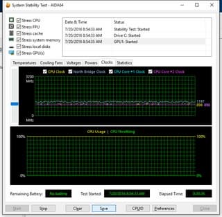 Поведение Intel Core m5-6Y57 под нагрузкой