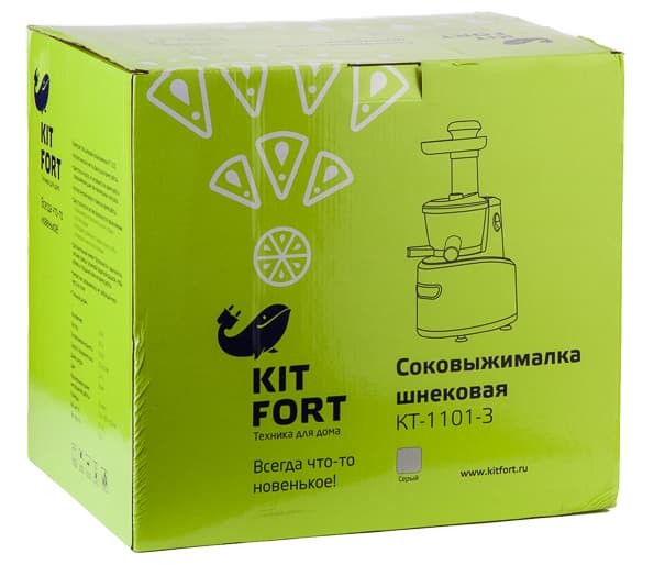 Шнековая соковыжималка Kitfort KT-1101-3