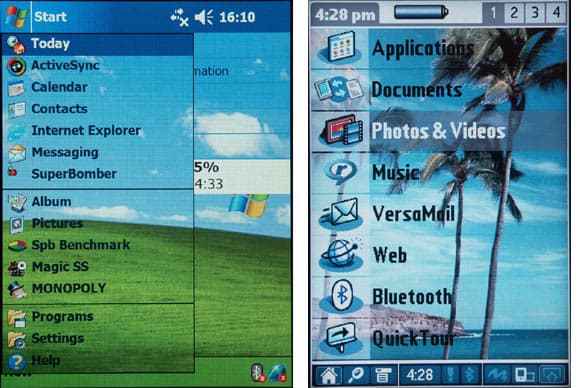 Экраны FS Pocket LOOX 720 и palmOne Tungsten T5