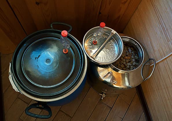 комплект Сатурн на нержавейке с терморегулятором 20 л