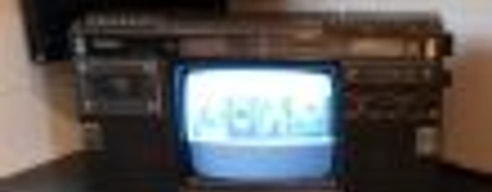 Вот так выглядят игры для Switch Lite на телевизоре Panasonic Boombox 1984 года выпуска