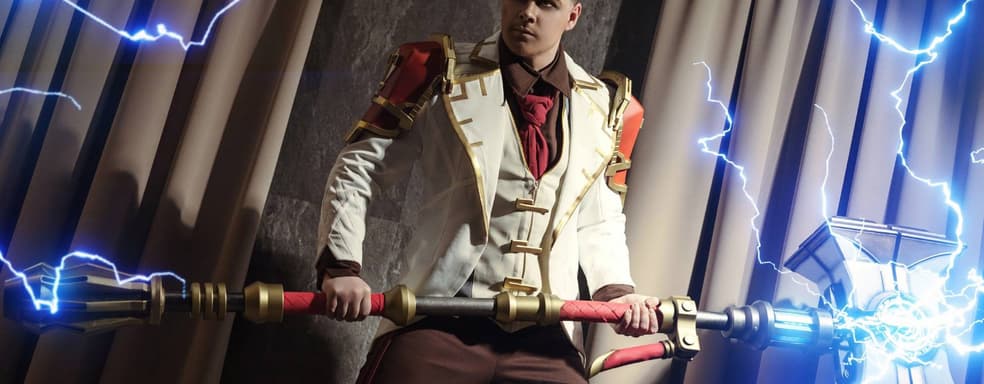 Косплеер предстал в образе изобретателя Джейса Талиса из мультсериала «Аркейн»