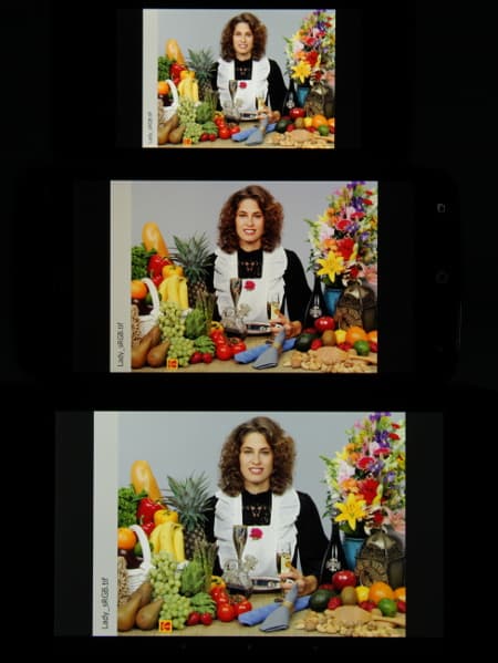 Обзор смартфона YotaPhone. Тестирование дисплея