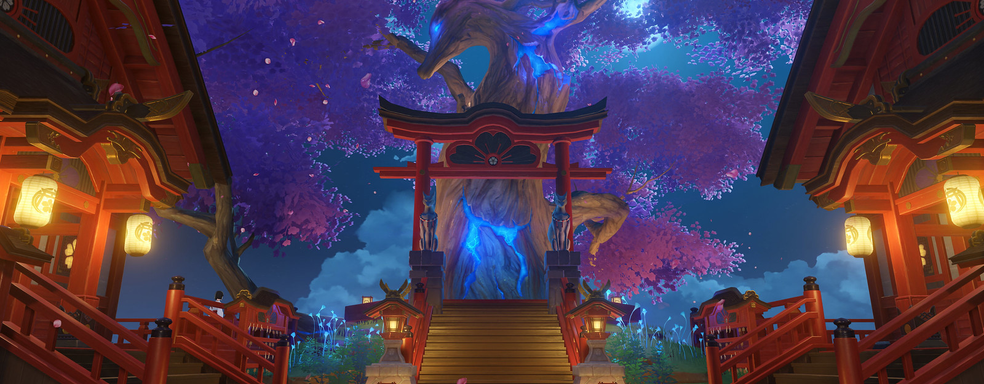 Тестеры Genshin Impact показали новые косметические предметы в стиле Инадзумы, которые используются для украшения частных миров