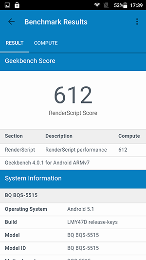 Смартфон BQ Wide BQS-5515