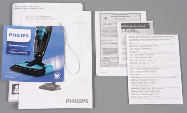 Пылесос Philips PowerPro Aqua FC6401/01, печатные материалы Пылесос Philips PowerPro Aqua FC6401/01, печатные материалы
