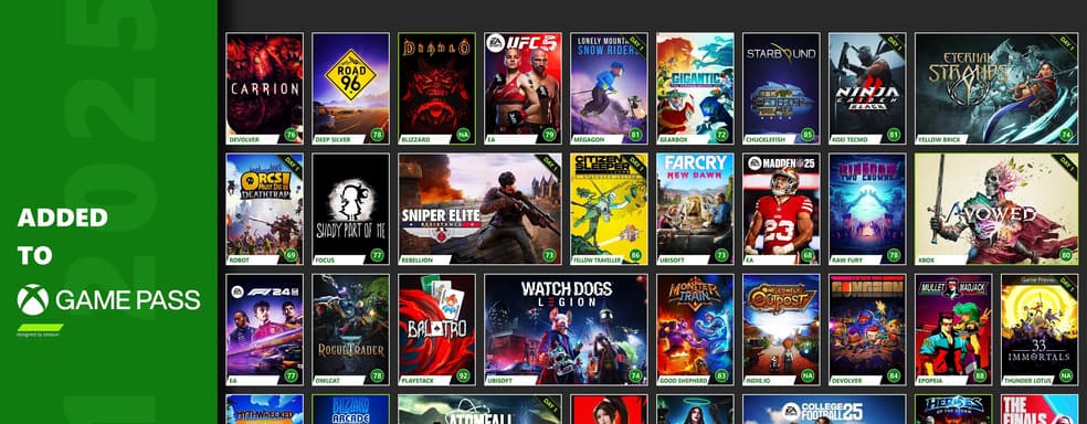 Xbox Game Pass в 2025 году: меньше игр, но больше качества