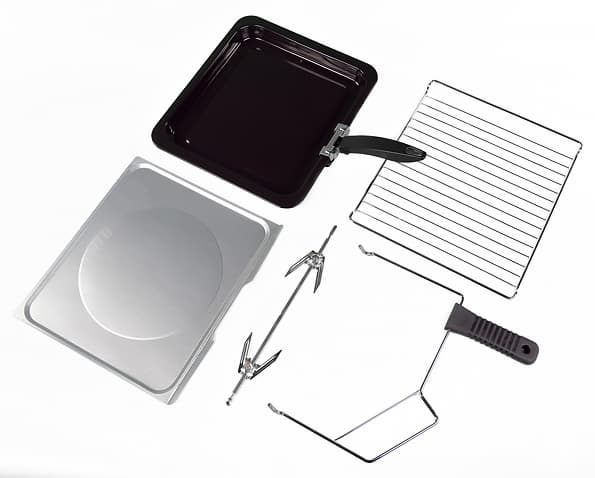 Компактная электрическая духовка Rommelsbacher BG 1550 с грилем и конвекцией