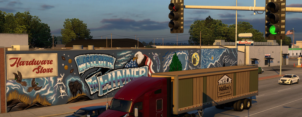 Разработчики American Truck Simulator показали города Южной Дакоты