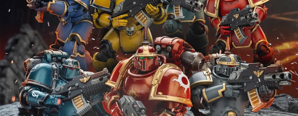 JoyToy открыла предзаказ на фигурки тактических легионеров в силовом доспехе Мк.III из Warhammer: The Horus Heresy﻿