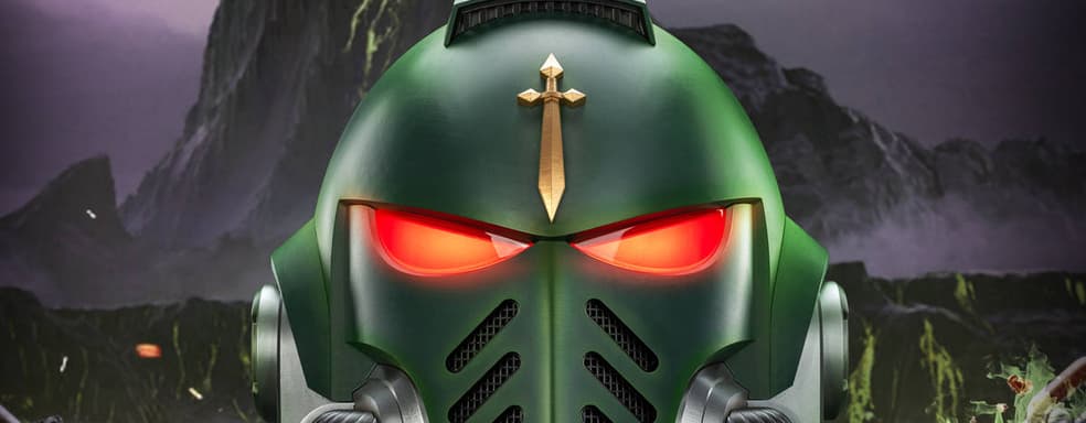 JoyToy открыла предзаказ на полноразмерный шлем космодесантника «Тёмных Ангелов»﻿ из Warhammer 40,000