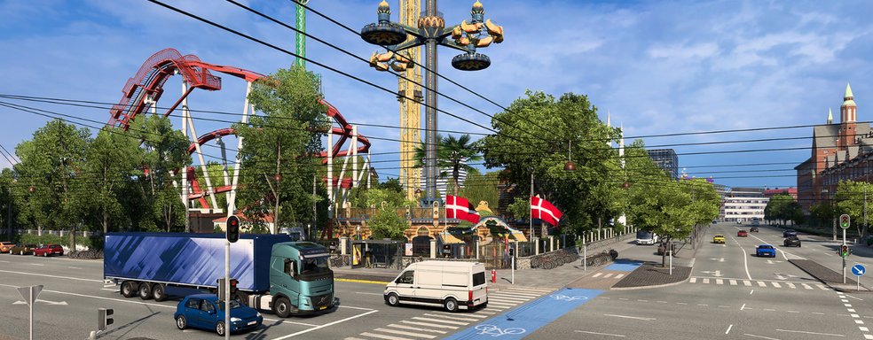 Euro Truck Simulator 2 получила патч 1.57 с HDR, обновлённой Скандинавией, динамической погрузкой и разгрузкой