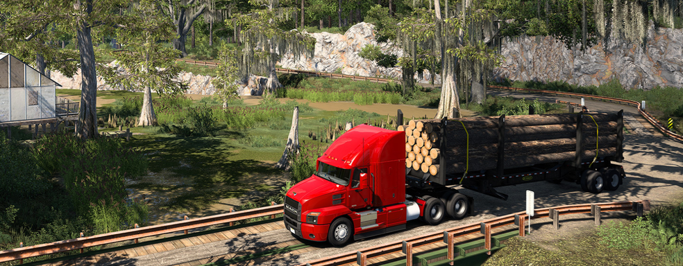 Названа дата выхода дополнения про Луизиану для American Truck Simulator — вышел геймплейный трейлер DLC с новым штатом