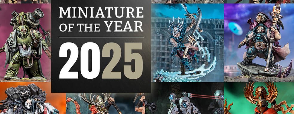 Games Workshop открыла голосование за лучшие миниатюры 2025 года для Warhammer 40,000 и других настолок